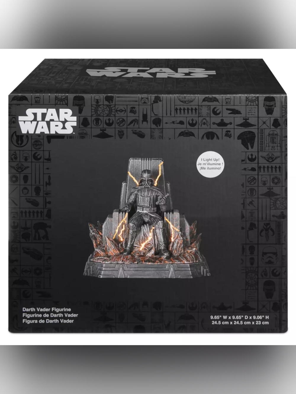 Darth Vader Light-Up Figure – Star Wars – Bronze